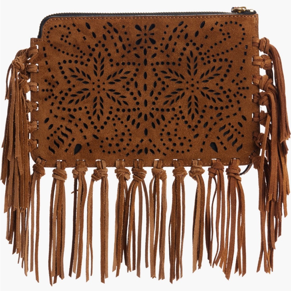 Isabel Marant Oskan Laser cut Suede Patch